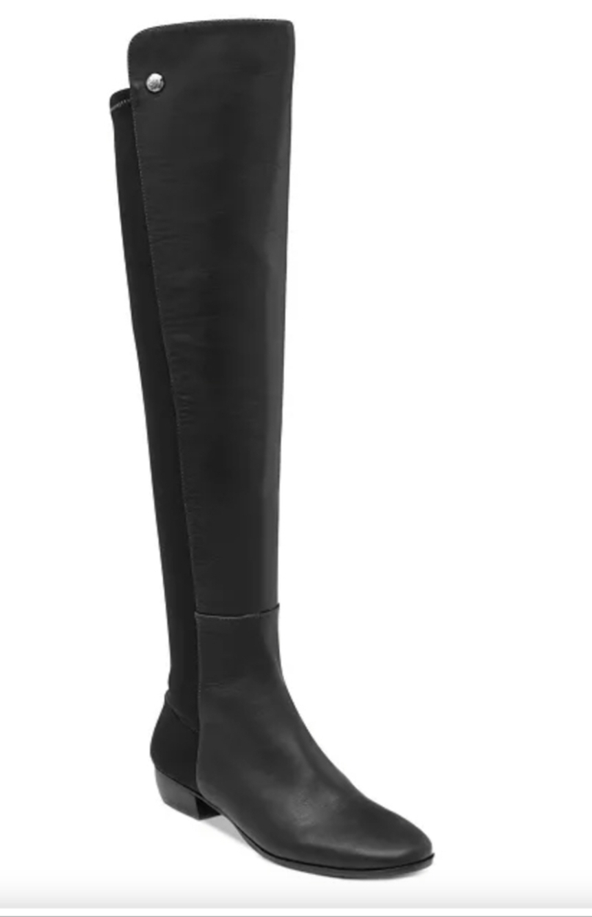 NEW Vince Camuto Karita Black Over The Knee Boots